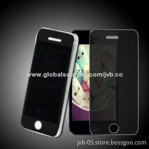 Anti-spy 9H Tempered Glass Screen Protectors for iPhone 5/5C/5S, OEM Orders Welcomed